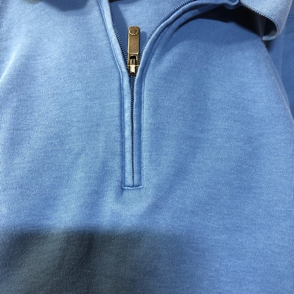 Perry Ellis Cotton Polo Men’s Large Blue - Picture 2 of 8